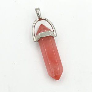 Hexagonal Chakra Crystal Pendant 1.5"